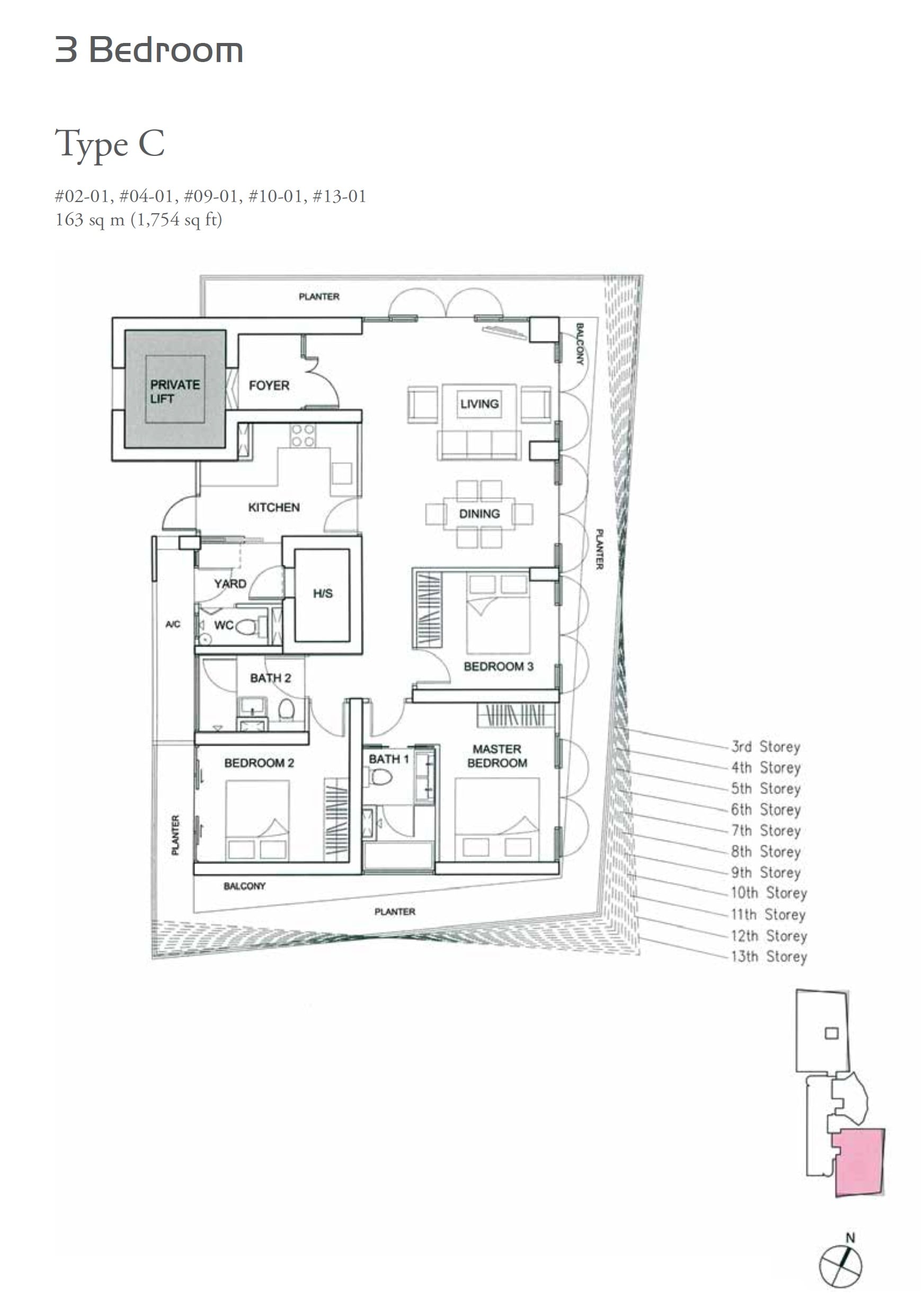 c floor plan