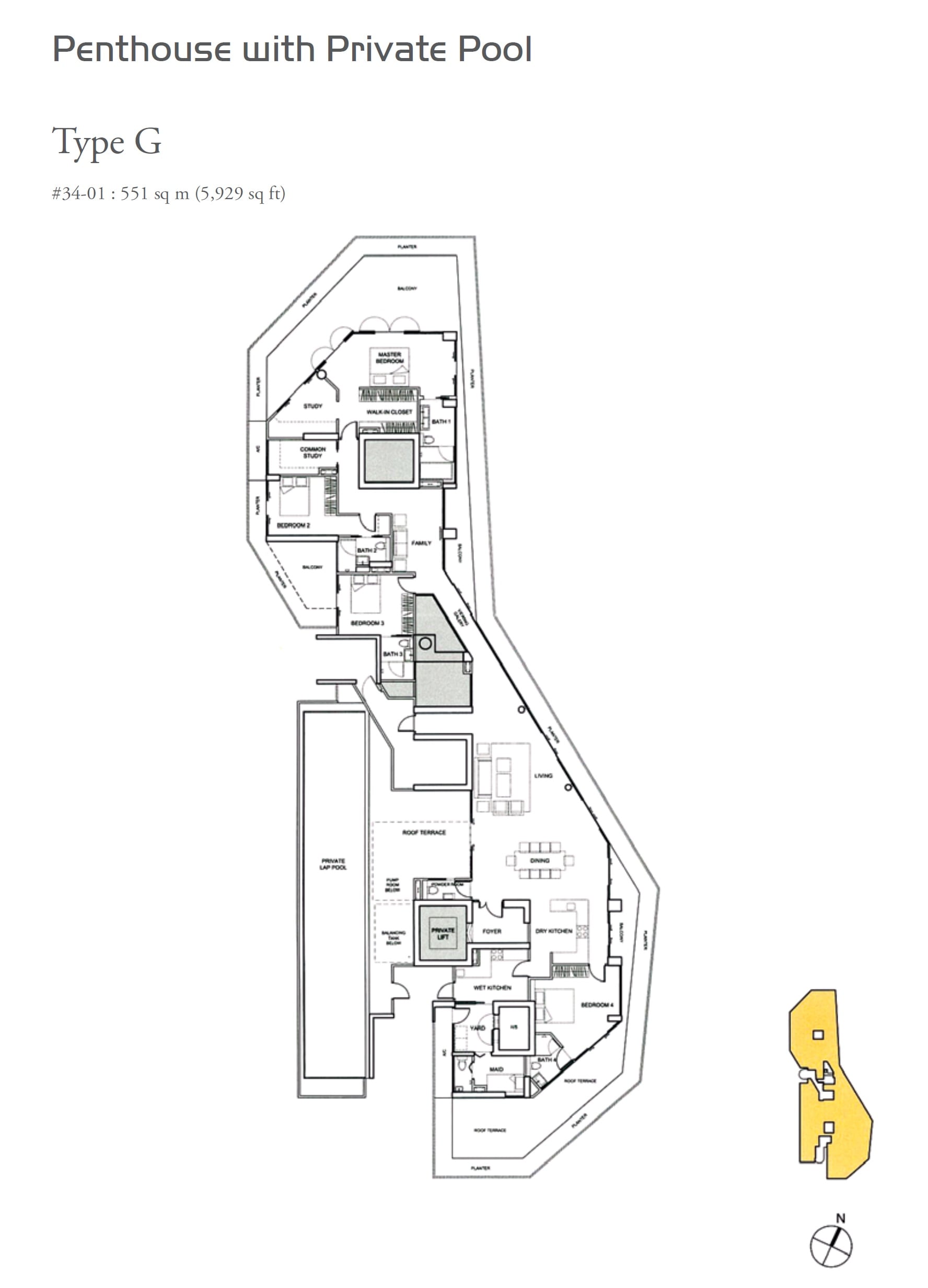 g floor plan