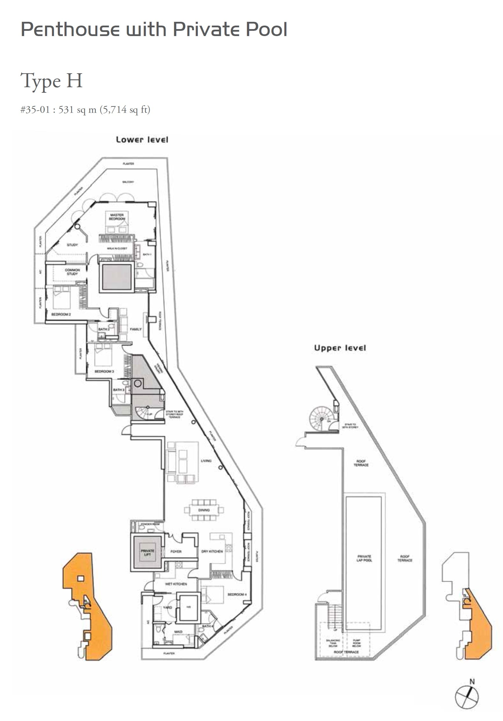 h floor plan