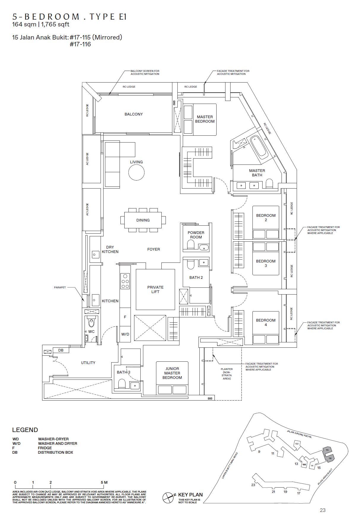 e1 floor plan