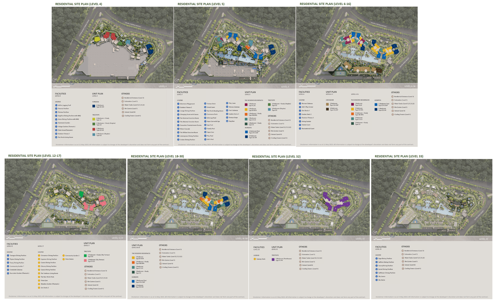 The Reserve Residences site plan 2