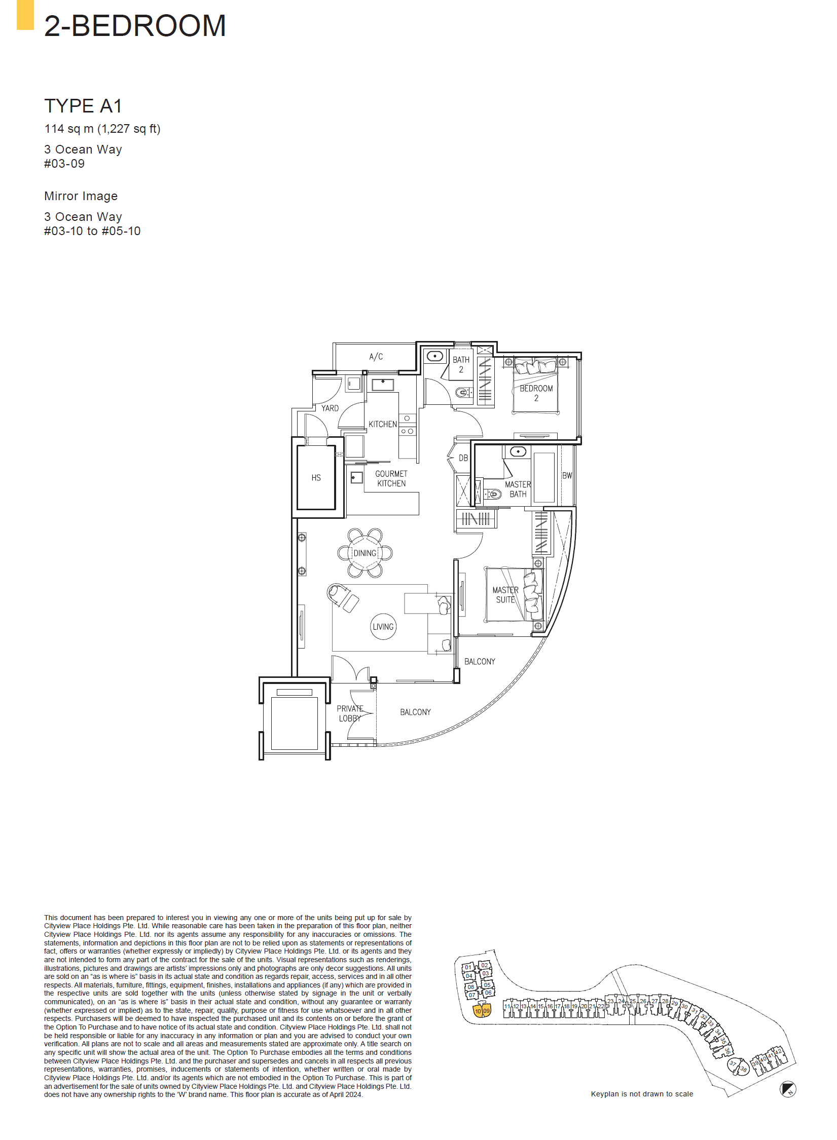A1 floor plan