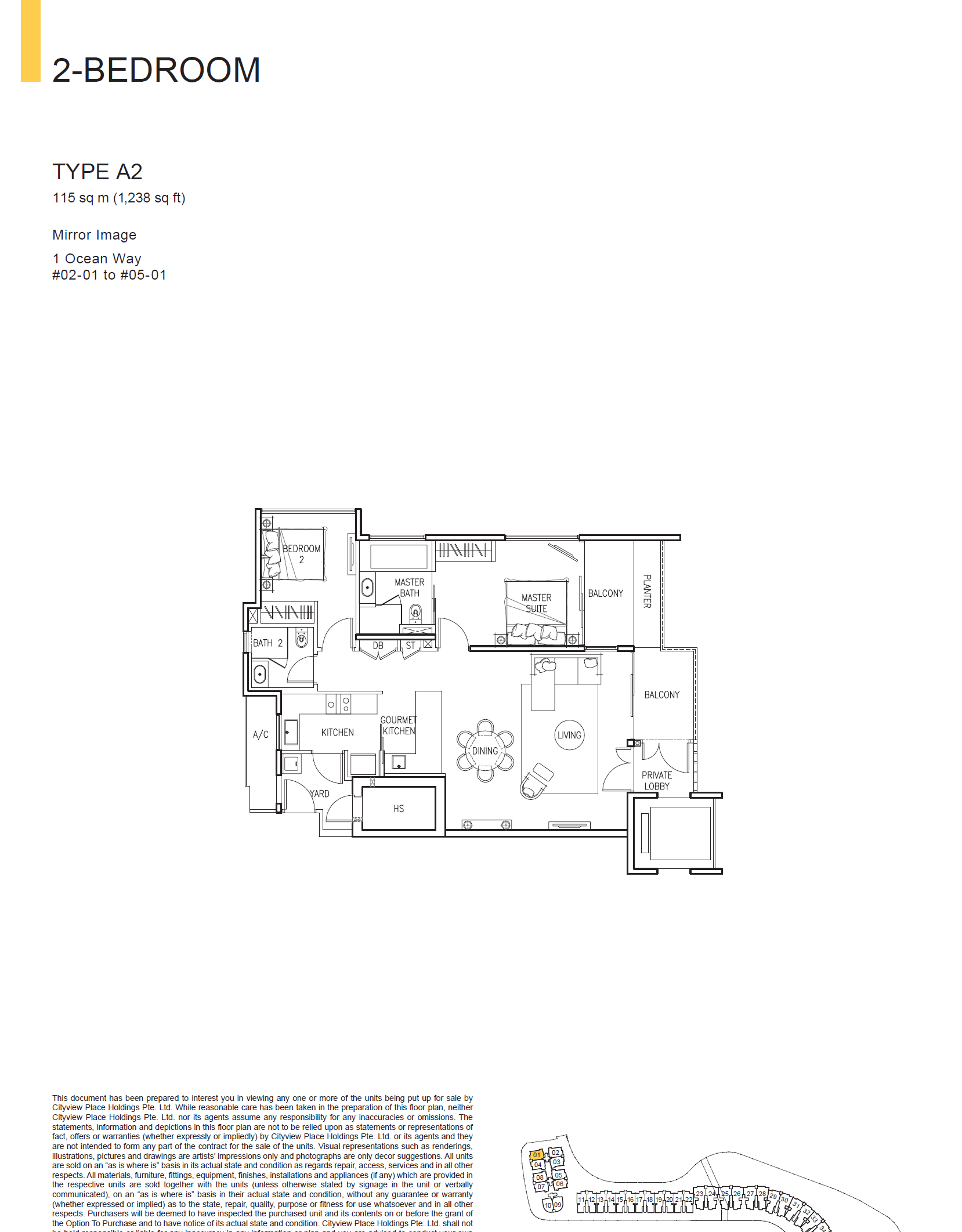 A2 floor plan