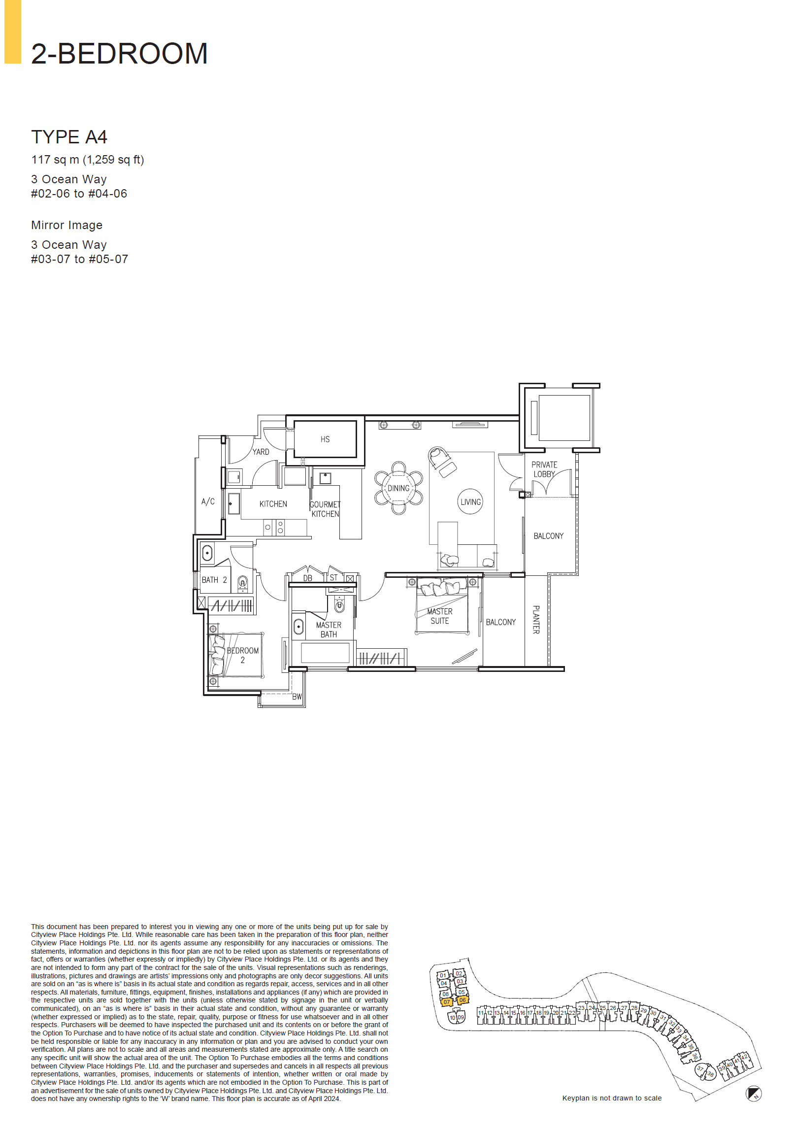 A4 floor plan