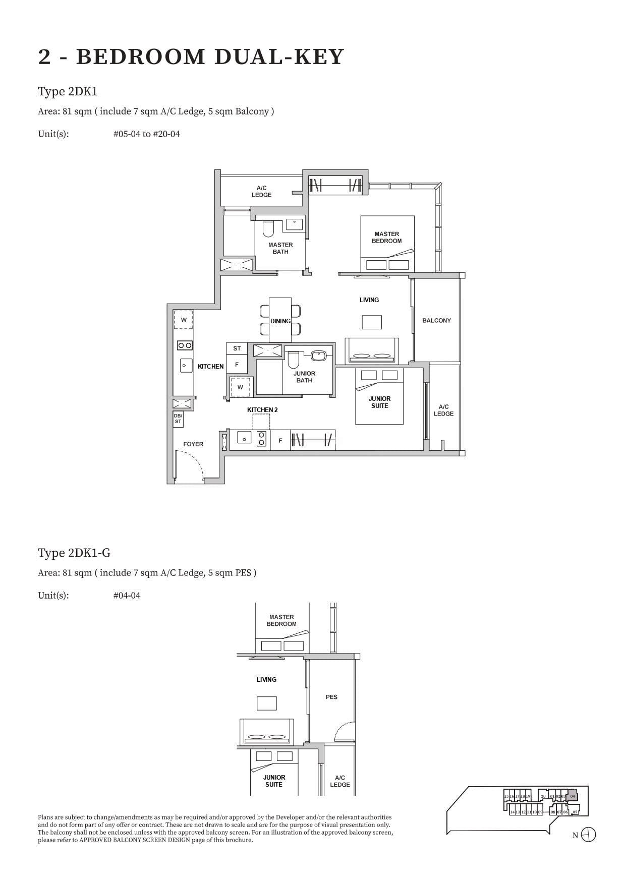 2DK1-G floor plan