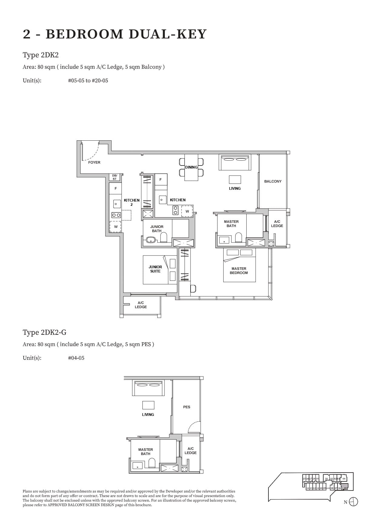 2DK2-G floor plan