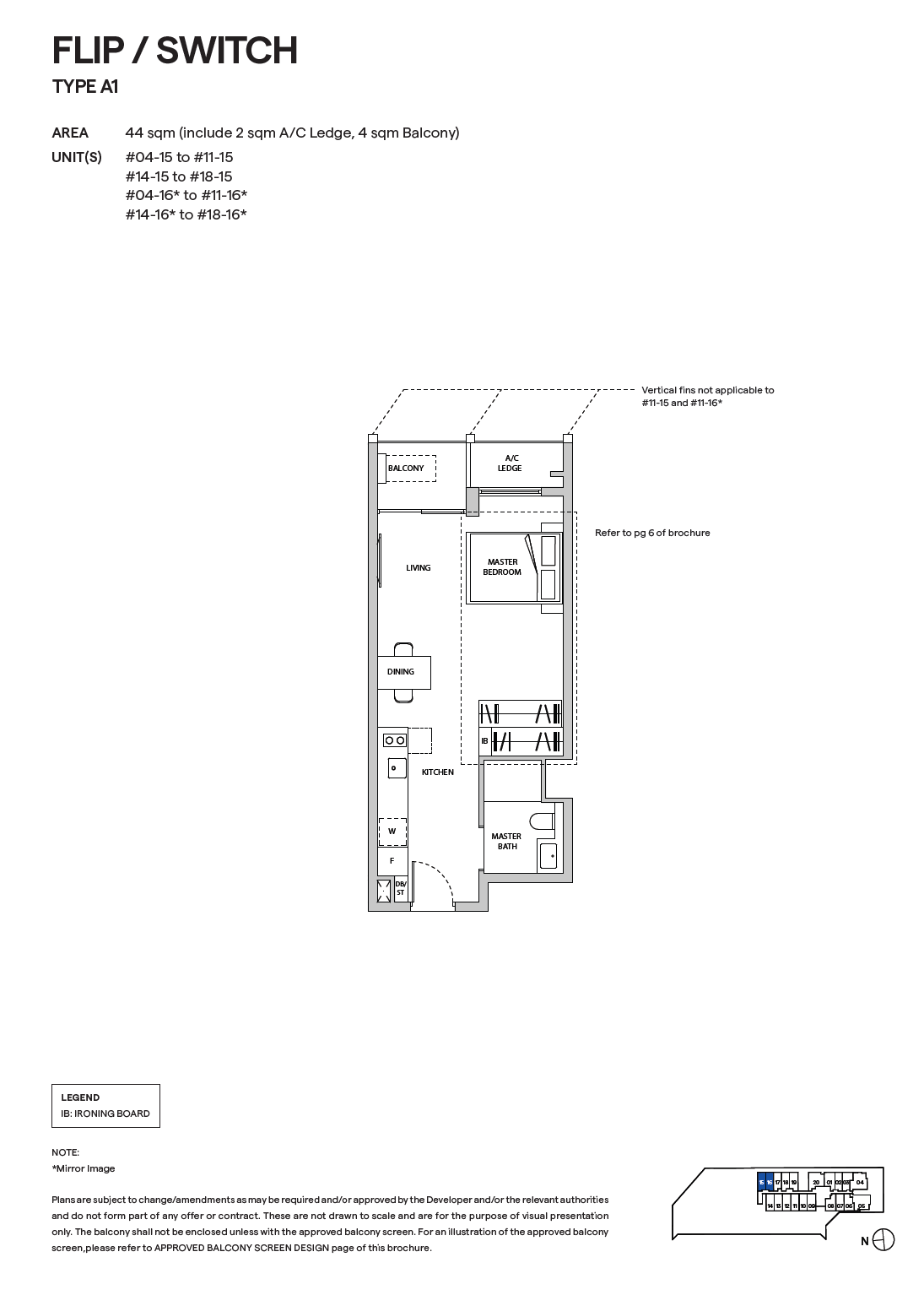 A1 floor plan