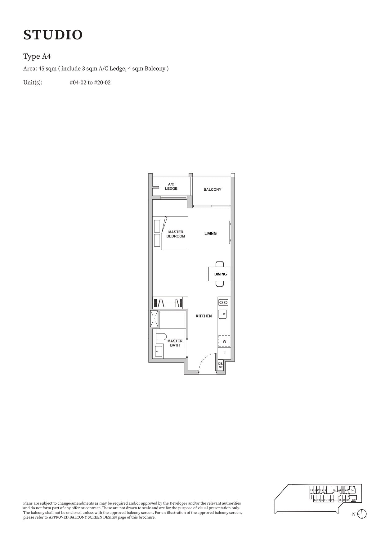 A4 floor plan