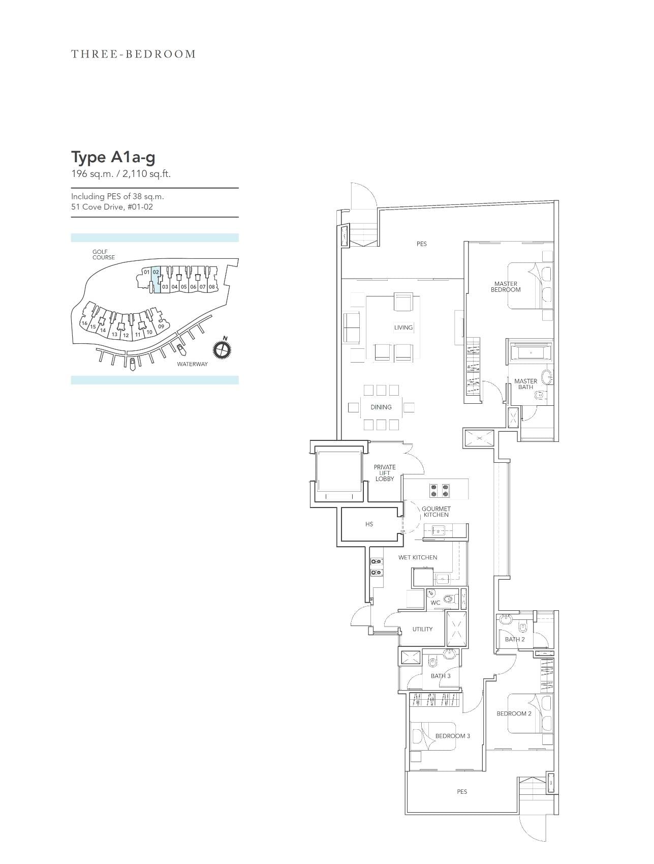 A1a-g floor plan