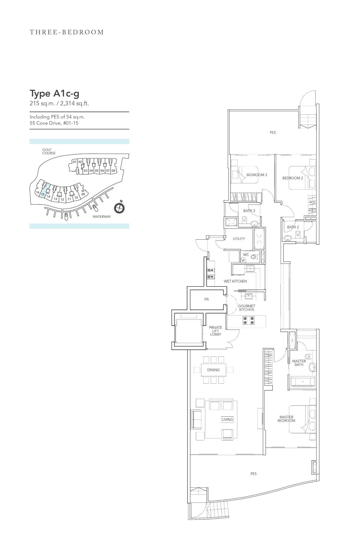A1c-g floor plan