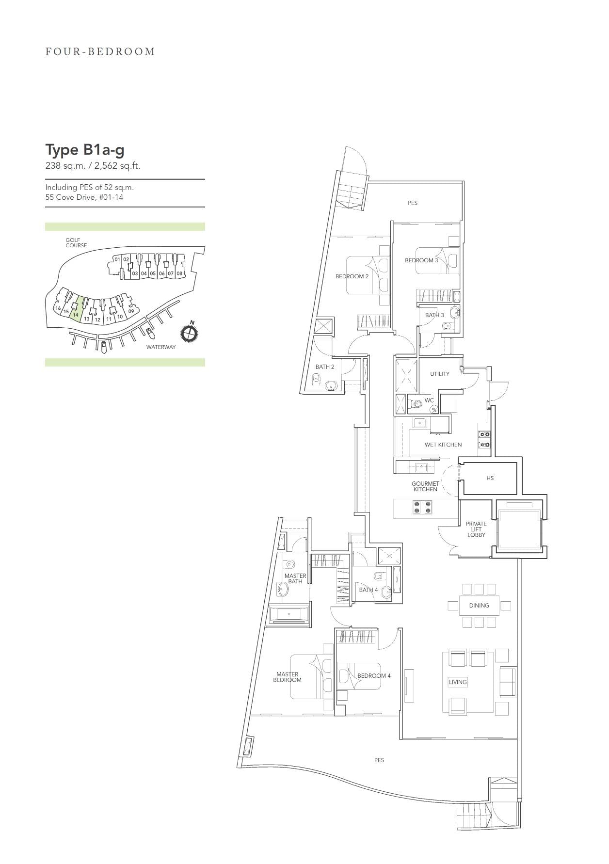 B1a-g floor plan