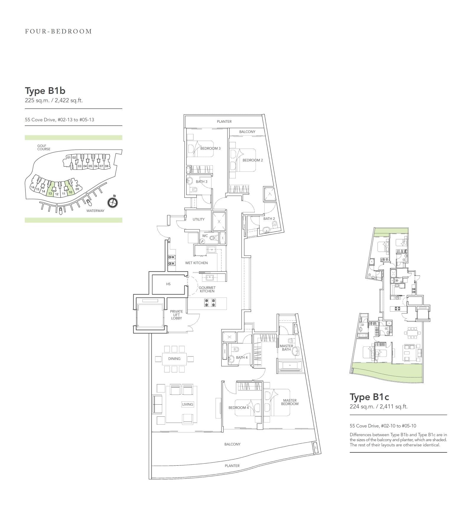 B1c floor plan