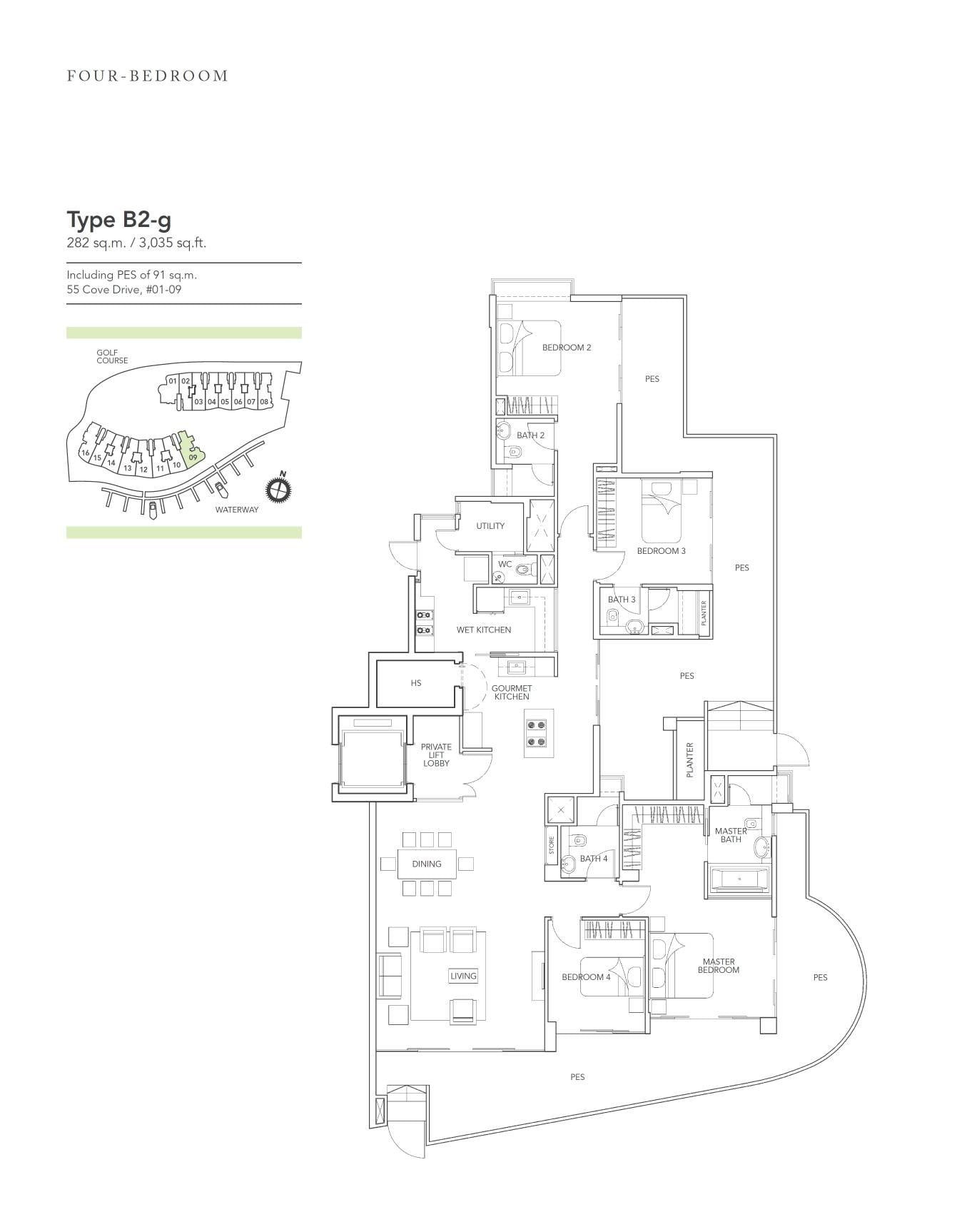 B2-g floor plan