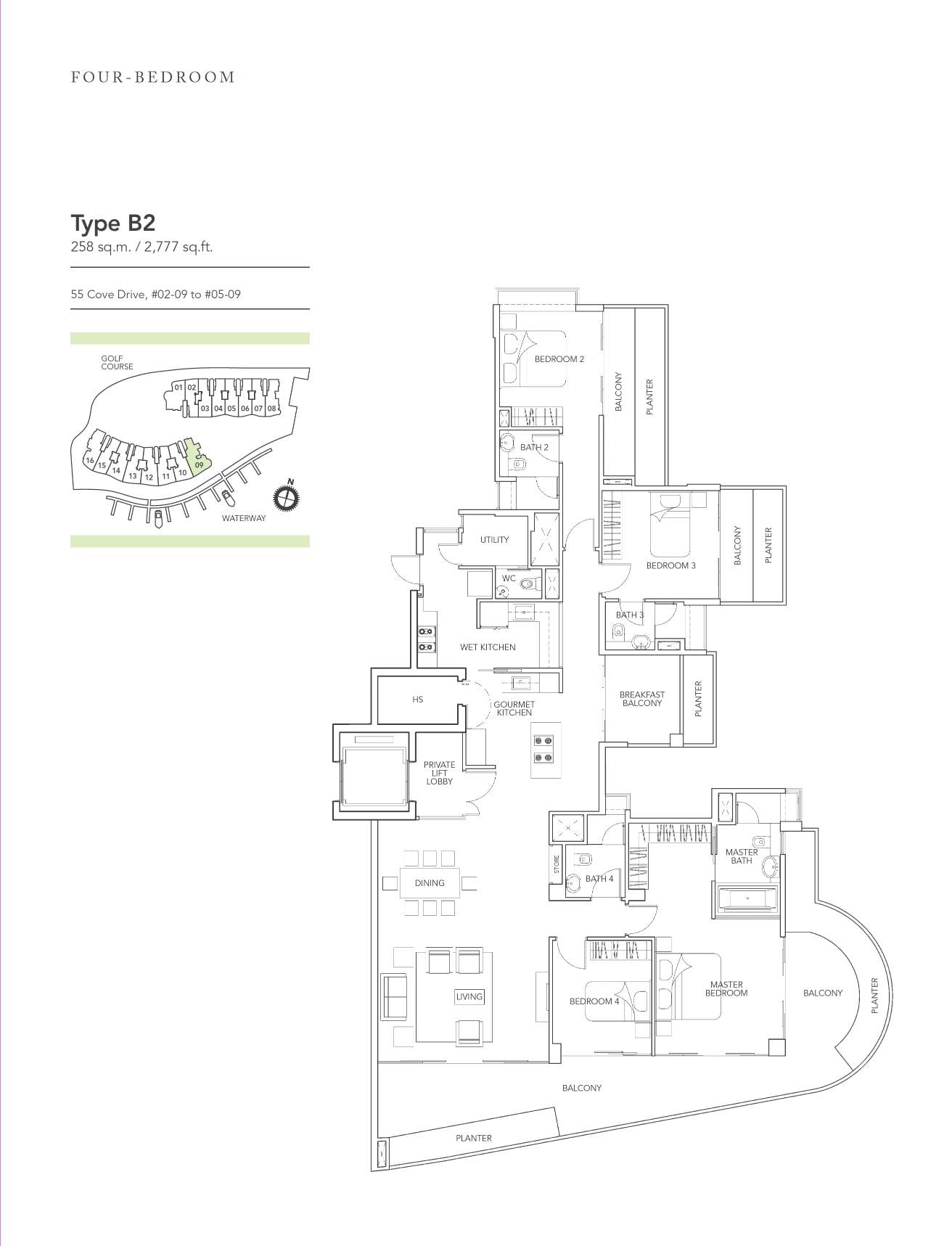 B2 floor plan