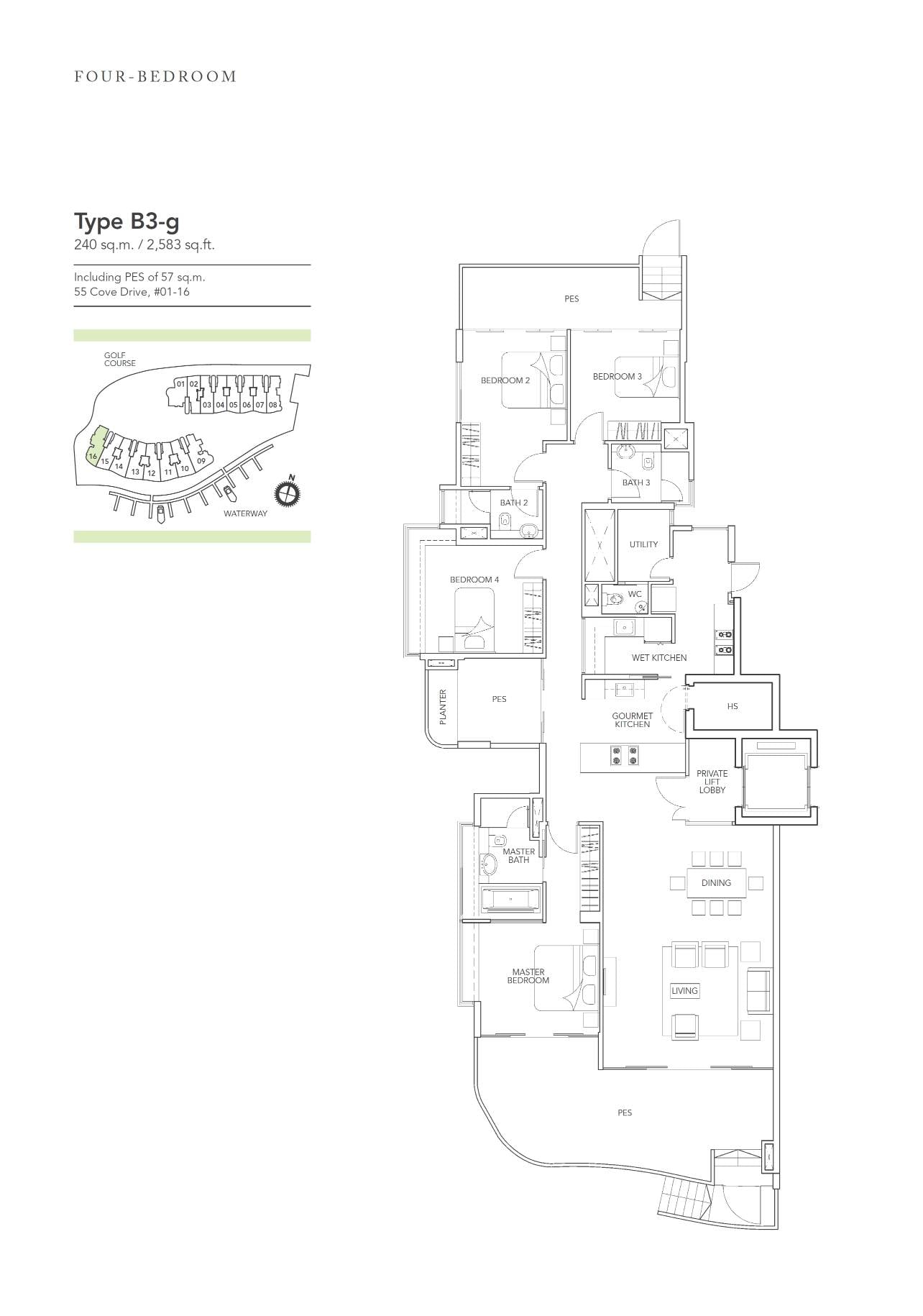 B3-g floor plan