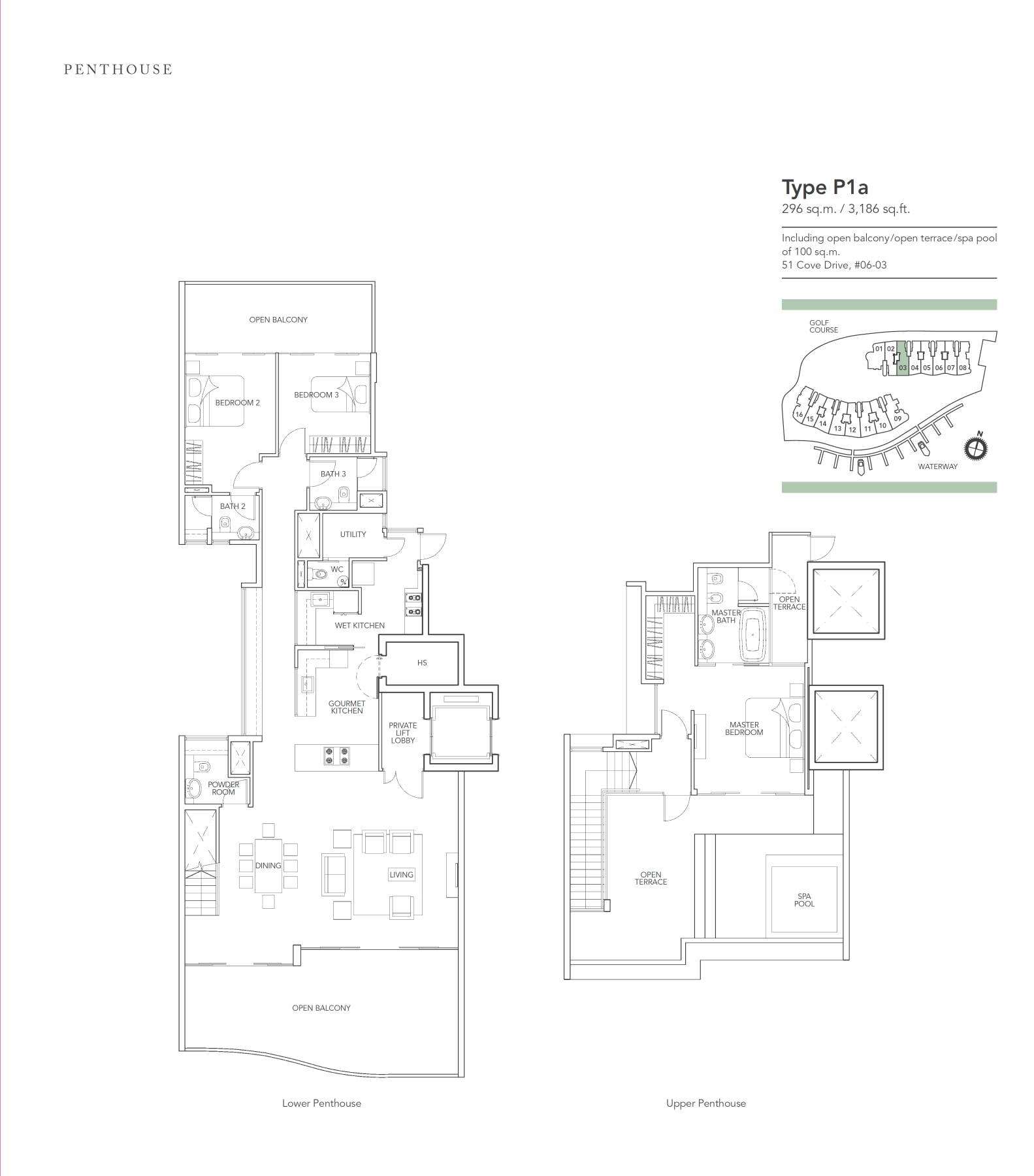 P1a floor plan