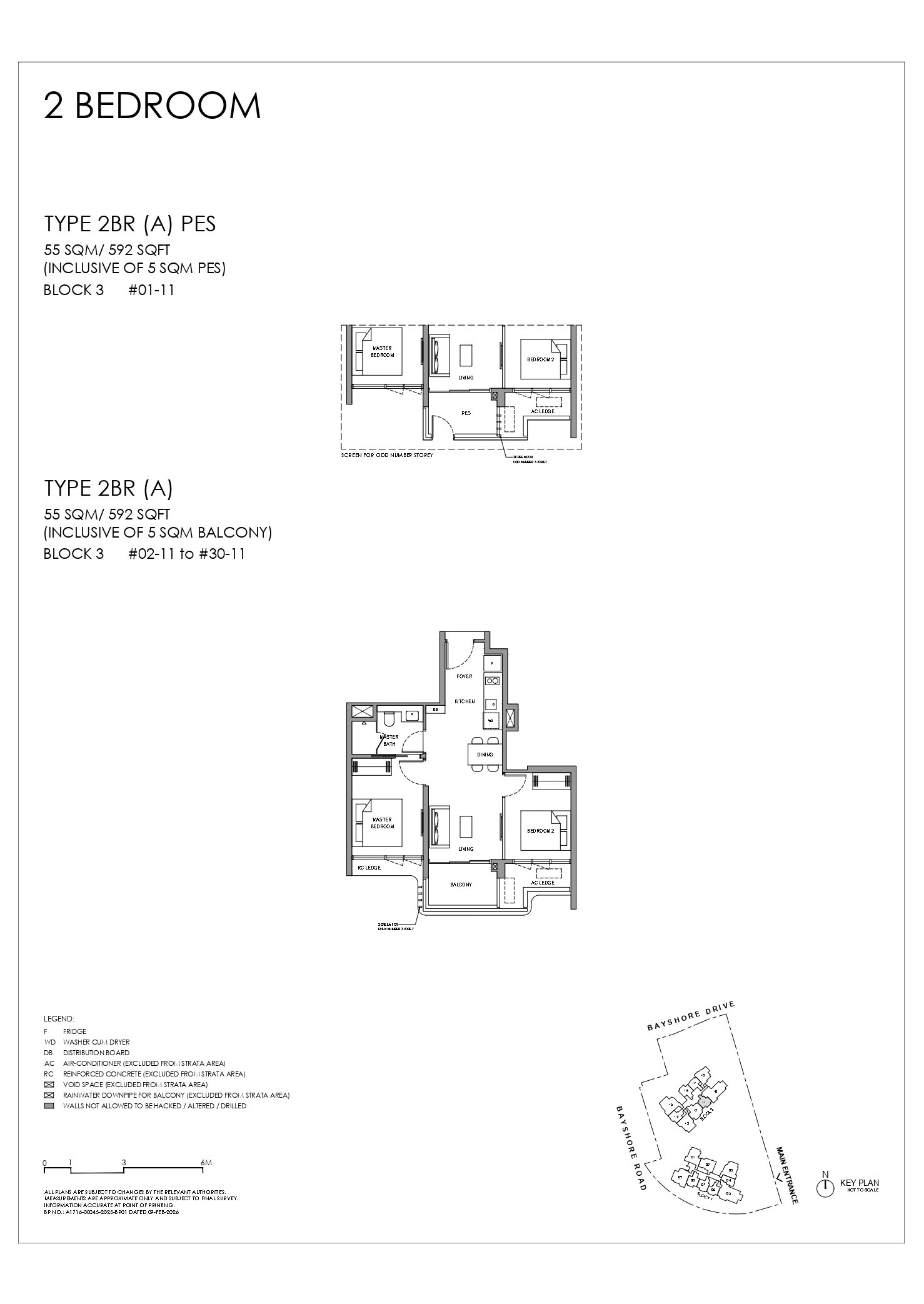 2BRA floor plan