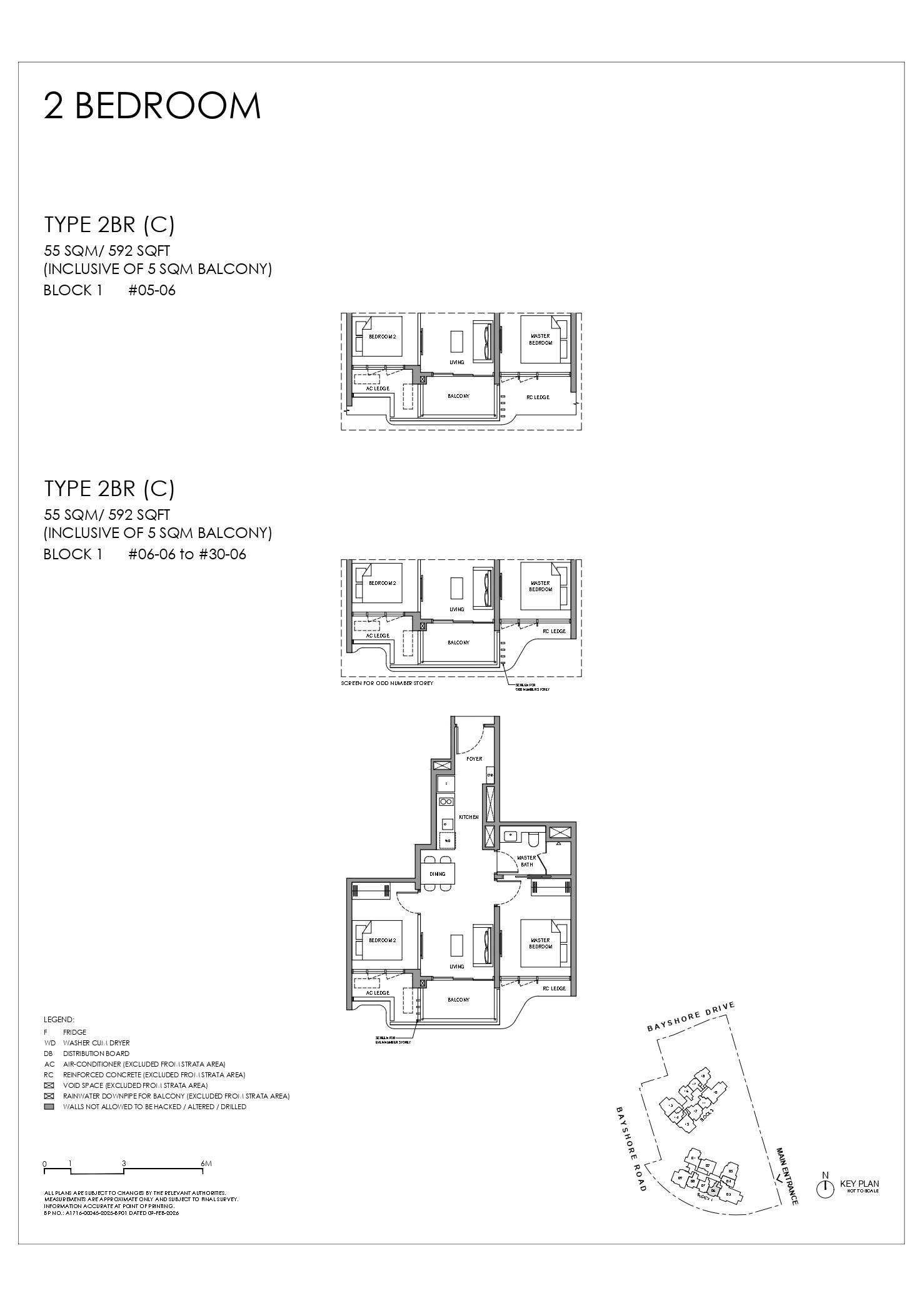 2BRC floor plan
