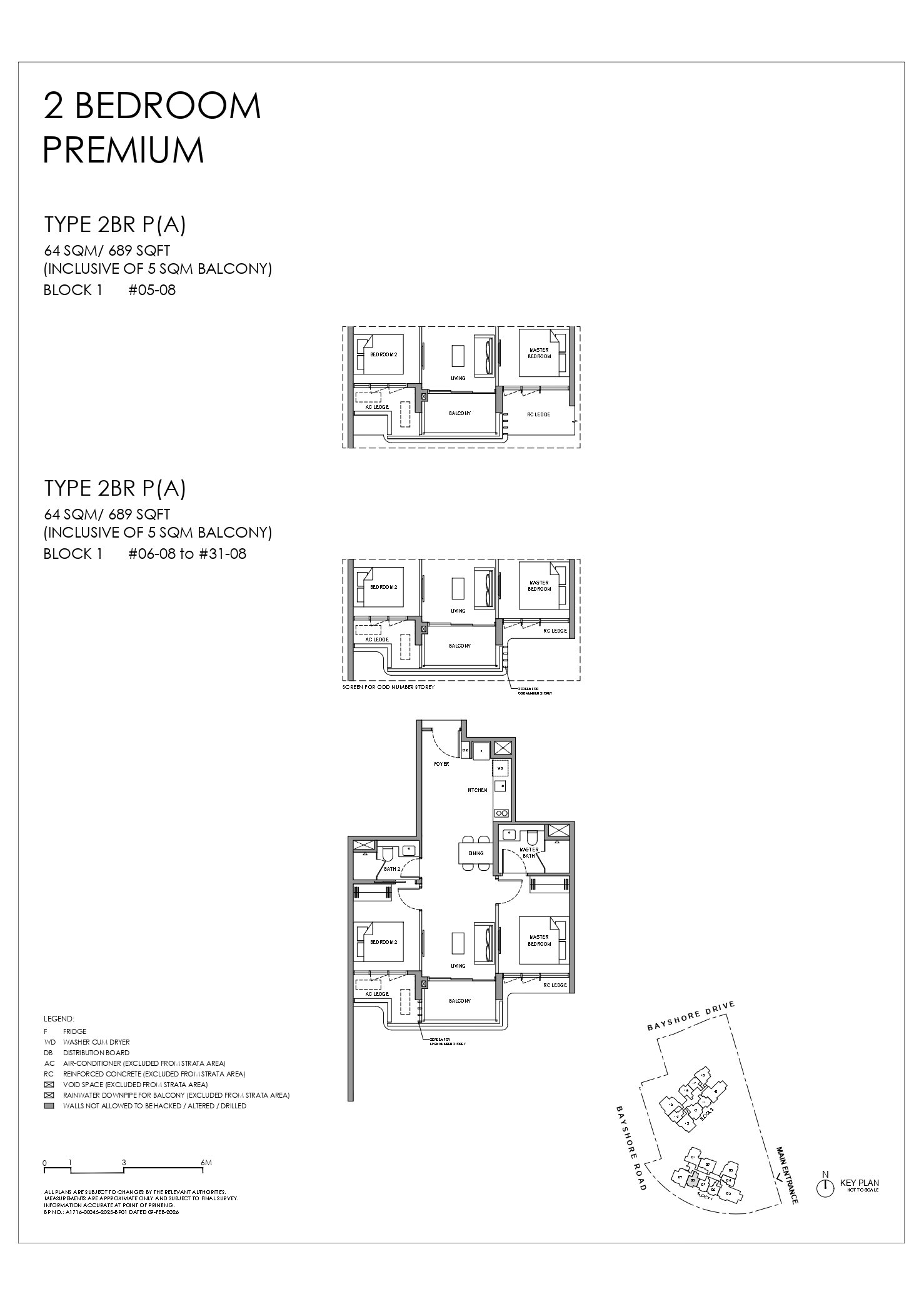 2BRPA floor plan
