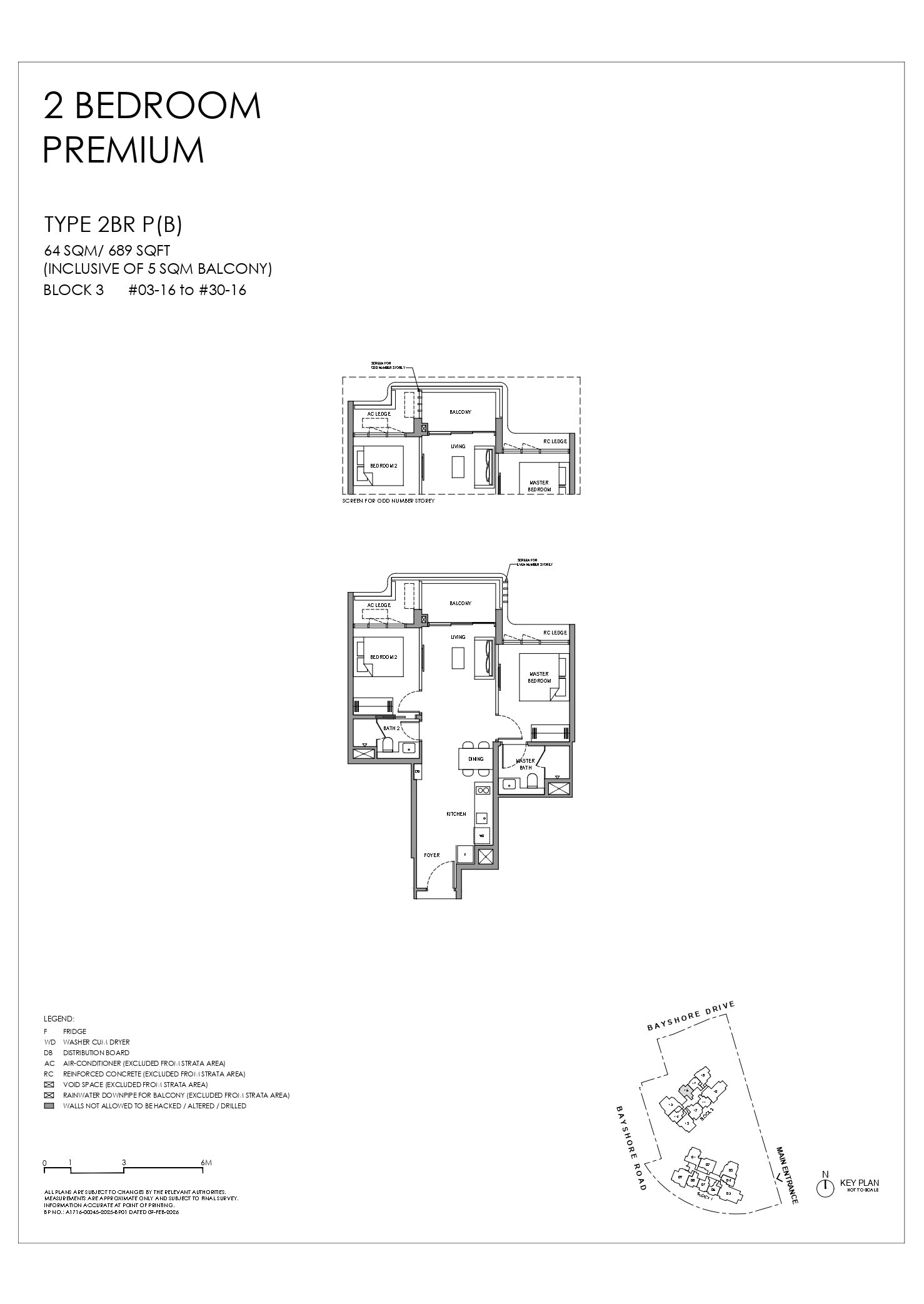 2BRPB floor plan