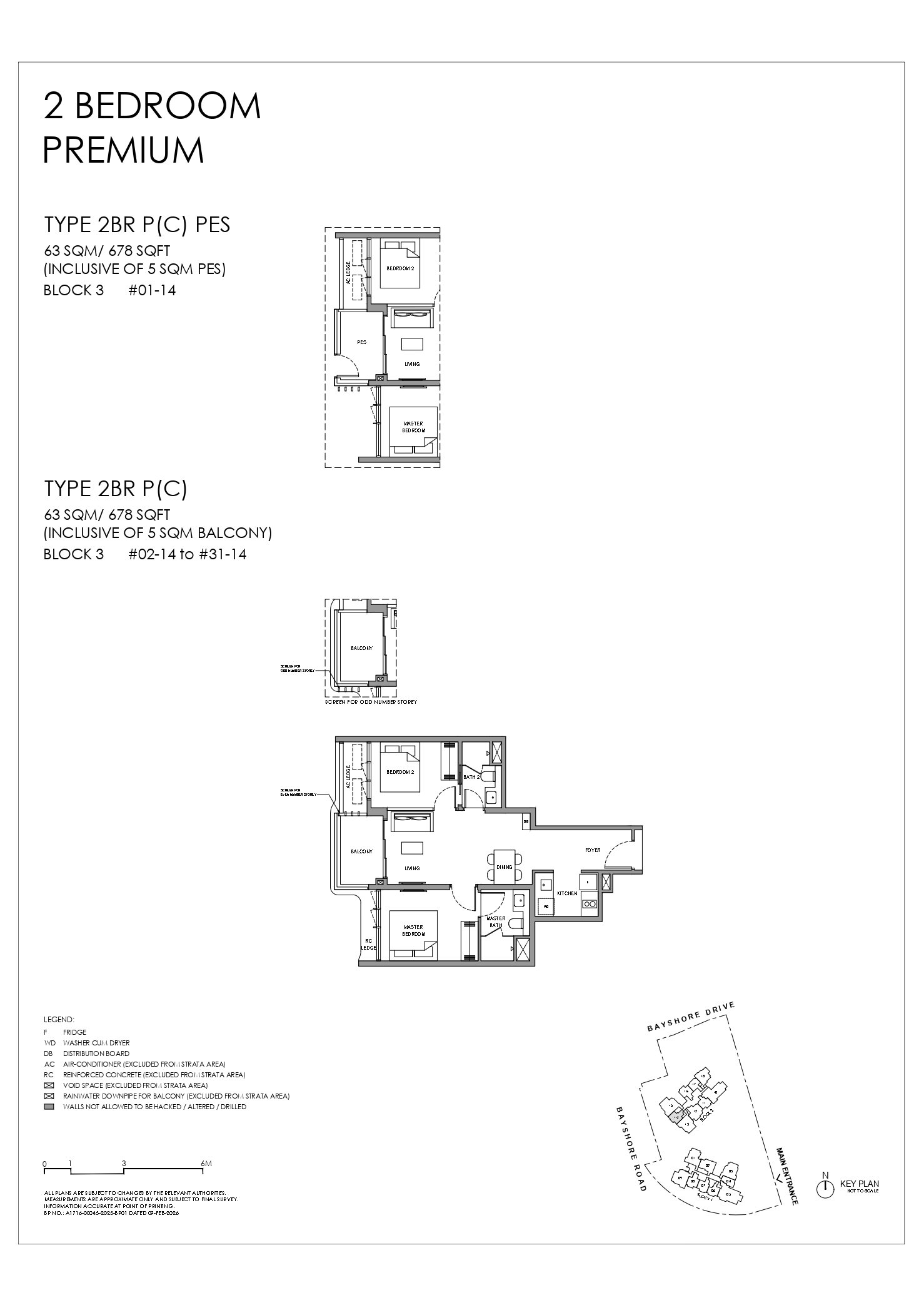 2BRPC floor plan