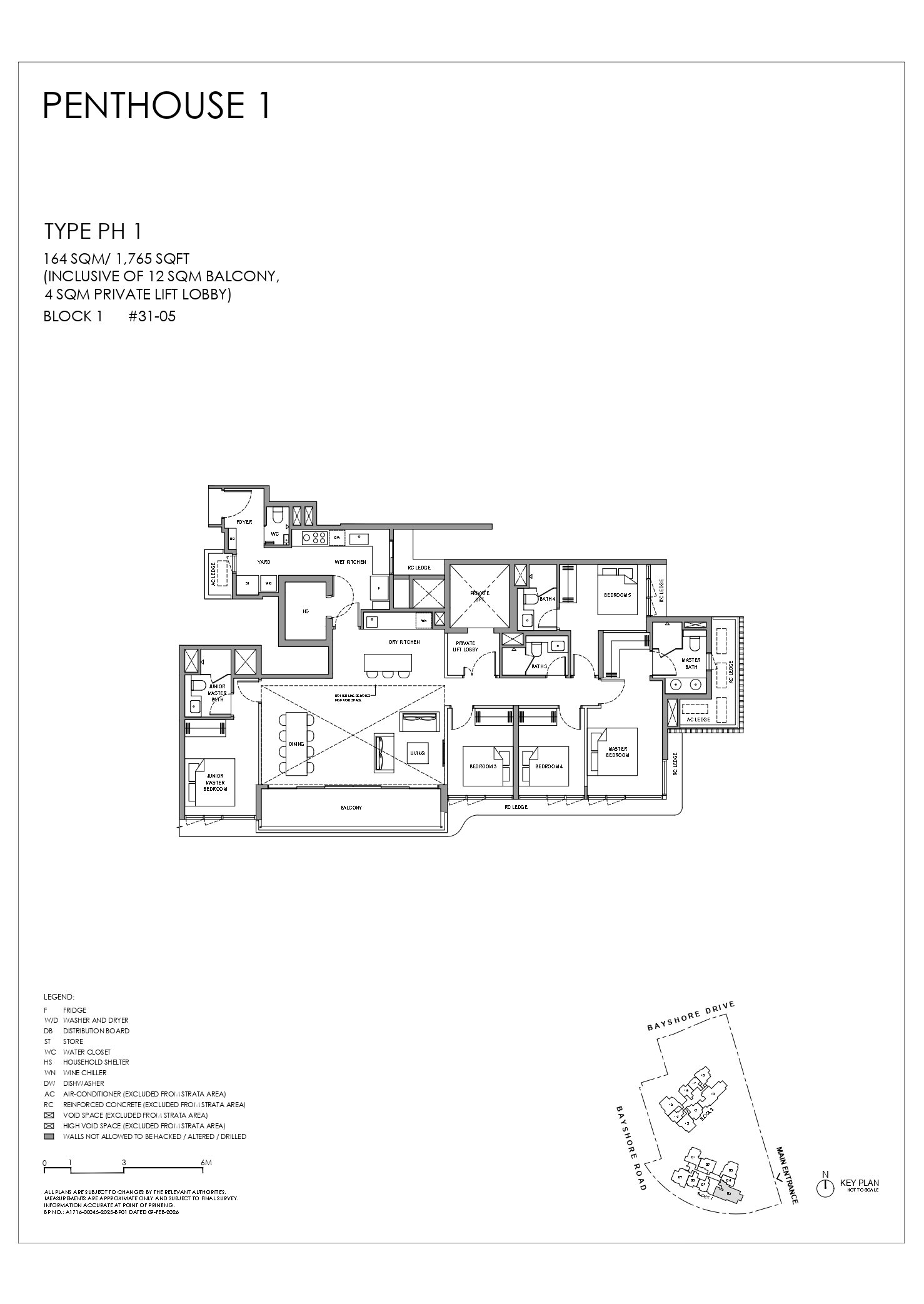 PH1 floor plan
