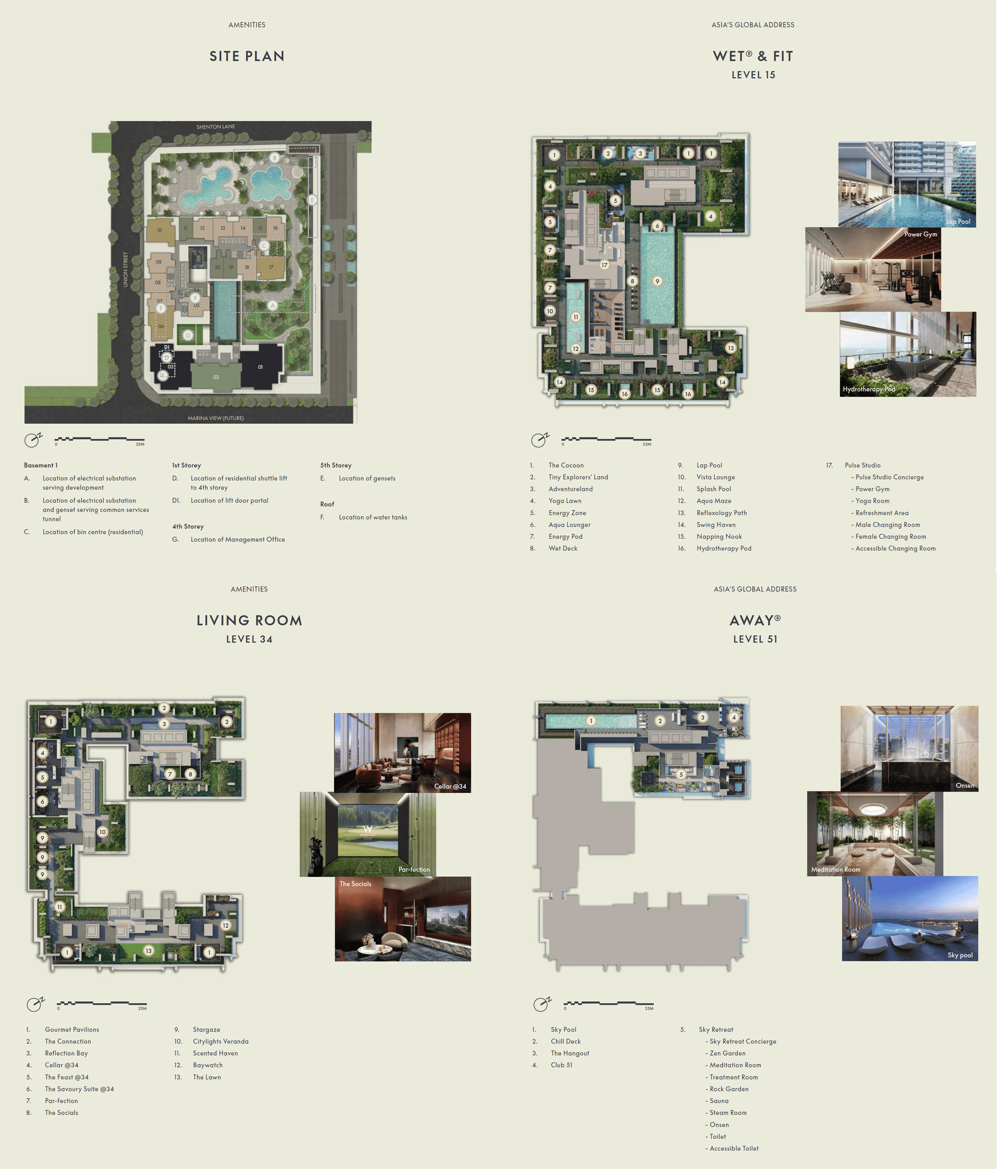 W Residences Marina View - Singapore 滨海景苑 site plan 2