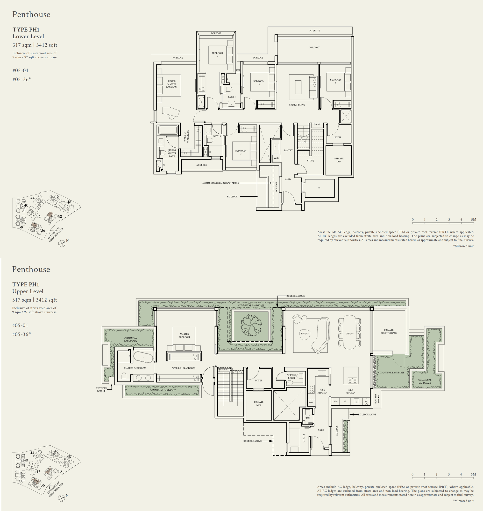 PH1 floor plan