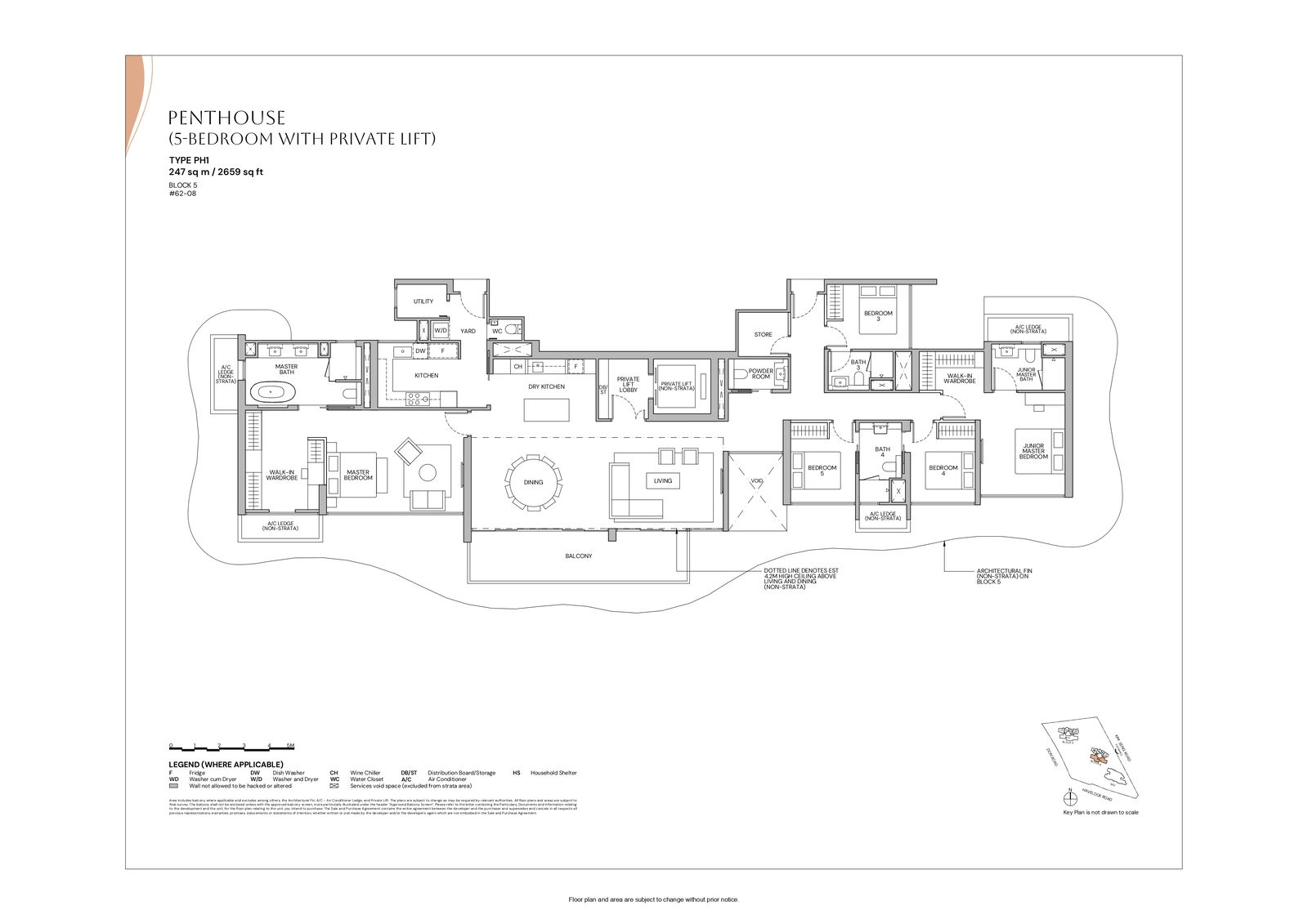 PH1 floor plan